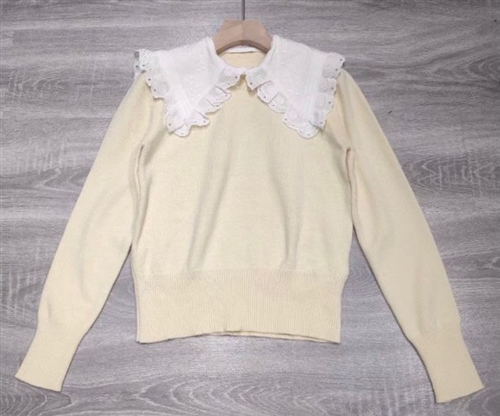 Punching Collar Knit (S/M/L) (will ship within 1~2 weeks)