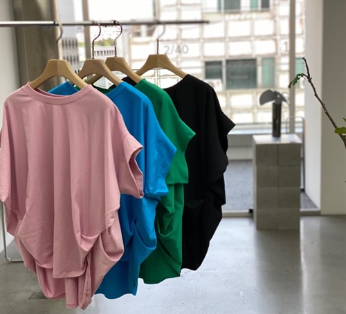 Jenny Top (Pink/Blue/Green/Black)  (will ship within 1~2 weeks)
