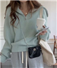 Mint Half Zip Up Knit (will ship within 1~2 weeks)