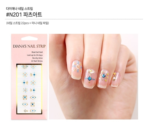 [Diana's Nail Strip] Nail Sticker 201