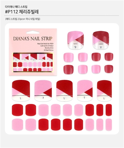 [Diana's Nail Strip] Pedi Sticker 112