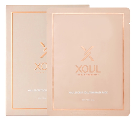 (Valentine Day Event; 10Boxes) XOUL SECRET SOLUTION MASK PACK 1Box=5ea