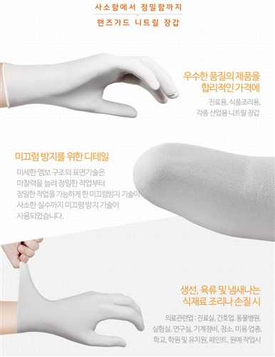 FDA Registered Nitrile Hand Gloves (100ea) (S/M)