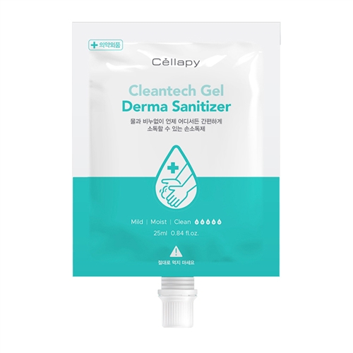 (20ea) Cellapy Cleantech Gel Derma Sanitizer 25ml * 20pack