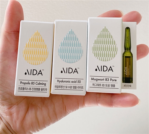 AIDA Cosmetic Sample Kit (Propolis / Mugwort / Hyaluronic Light)