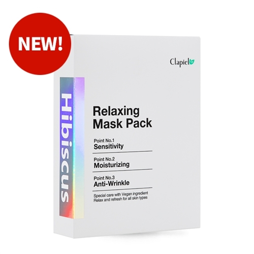 Clapiel Hibiscus Relaxing Mask Pack (10pcs)