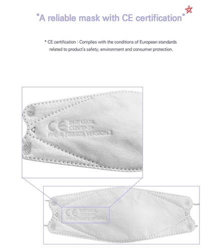 BNF Mask Quasi-Drug approved by MFDS (CE Certificate, FDA Registered) (20pcs)