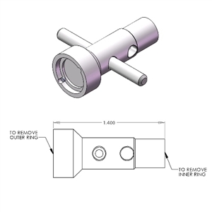 Cap Wrench - Bien Air Bora Inner / Outer Cap Wrench