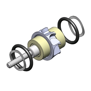 ADEC|W&H Synea TA-97 C LED Push Button XTend Ceramic EZ Install Turbine