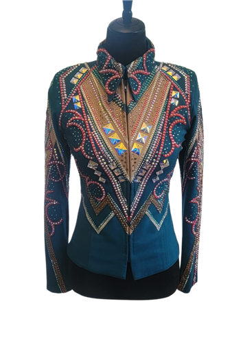 Silver Lining, Silver Lining Show Clothes, Silver Lining Show Apparel, Silver Lining Showmanship Jackets, Silver Lining Showmanship Outfits, Showmanship Jackets, Showmanship  Outfits, Used Silver Lining SHow Clothes, Used Showmanship Outfits