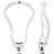 gait torq 2 unstrung lacrosse head in white