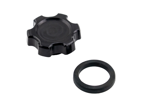 Black LCE Billet Oil Cap (Anodized)