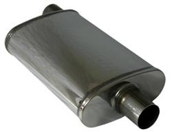 2 1/2" Pro Flow Turbo Muffler (14") - Polished