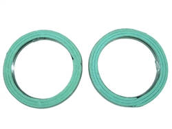 Round Collector Exhaust Gasket Kit Used On Stock Manifold Includes Two