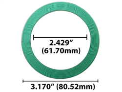 Round Collector Exhaust Gasket Used For 2-Bolt x 2 1/2" Flange