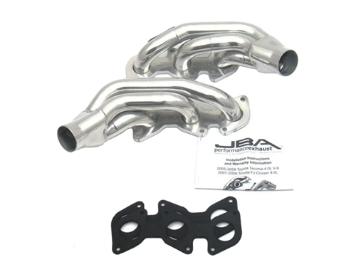 2005-2011 Tacoma; 2005-2009 FJ; 2003-2009 4Runner 4.0L JBA Headers (Silver Ceramic)