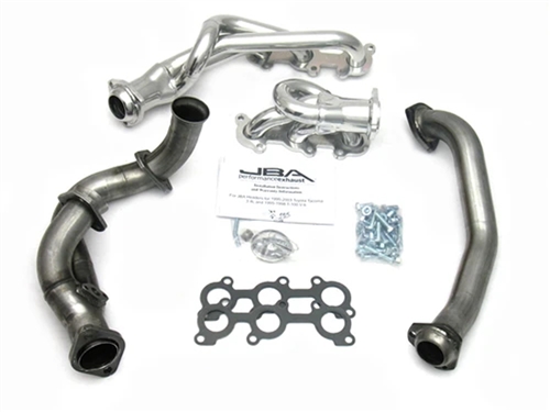 1995-2000 Tacoma 3.4L w/o EGR JBA Header Kit (Silver Ceramic)