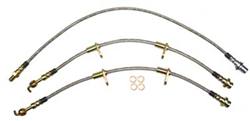 Stainless Brake Lines - 95-04 Tacoma(6 Lug)(Stock)