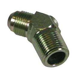 Oil Drain Fitting 45Â°-1/2 NPT(Male) to -8AN(Male)