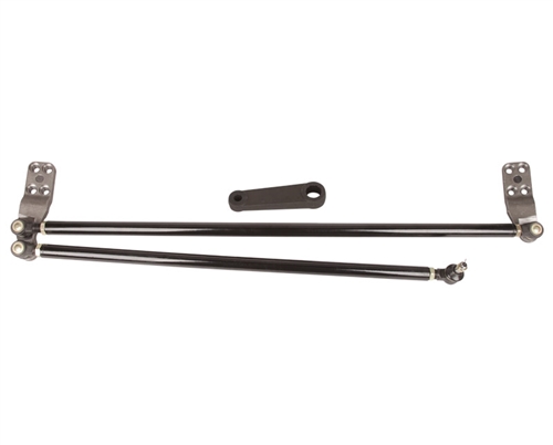 Toyota High Steer Kit - OEM Axle / Flat Pitman Arm / Left-Hand Drive / 4-Stud Steering Arms