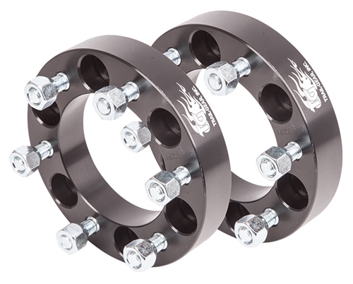 Wheel Spacers(Pair) - 6 Lug x 1.25"Wide(6 on 5.5")