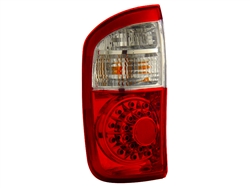Red/Clear Tail Light Set For 2000-2006 Double Cab Tundra
