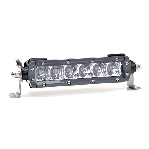 LIGHTFORCE 6" Single Row LED Light Bar Combo (Spot+Flood)