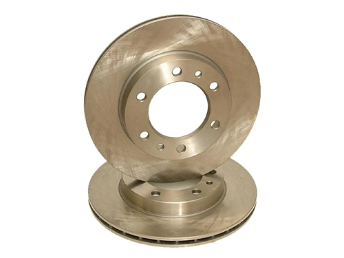Vented Rotors - Non-Cross Drilled (Each) 81-85 Solid Axle