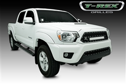 T-REX Black Formed Mesh TORCH 20" LED Light Grille Insert For 2012-2015 Tacoma