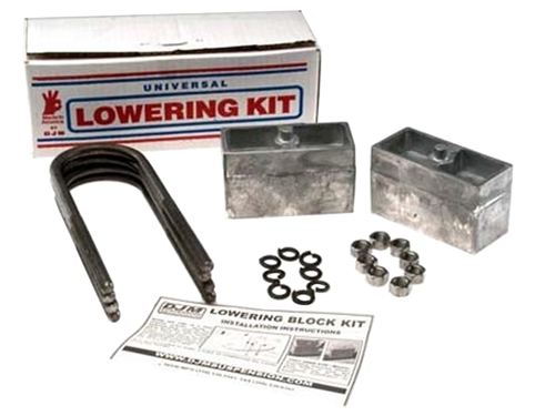 DJM Lowering Aluminum Block Kit 3" Rear For 1989-1995 Pickup