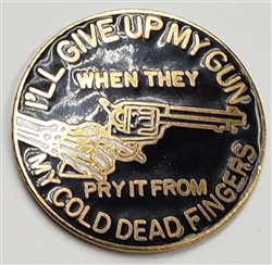 VIEW Pry It Out Of My Cold Dead Hands Lapel Pin