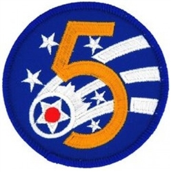 VIEW 5th Air Force Patch