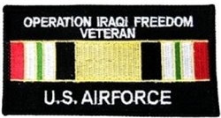 VIEW USAF Iraq Patch