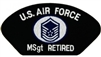 VIEW US Air Force MSgt E-7 Retired Patch