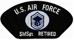 VIEW US Air Force SMSgt E-8 Retired Patch
