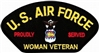 VIEW US Air Force Woman Veteran Patch