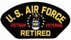 VIEW US Air Force Vietnam Veteran Retired Patch