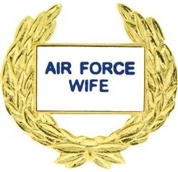 VIEW Air Force Wife Lapel Pin
