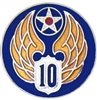 VIEW 10th AF Lapel Pin