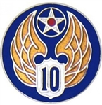VIEW 10th AF Lapel Pin
