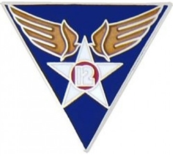 VIEW 12th AF Lapel Pin