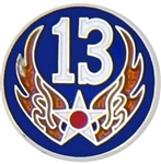 VIEW 13th AF Lapel Pin