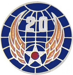 VIEW 20th AF Lapel Pin