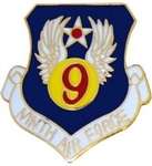 VIEW 9th AF Lapel Pin