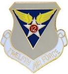 VIEW 12th AF Lapel Pin
