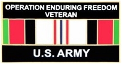 VIEW US Army OEF Veteran Lapel Pin