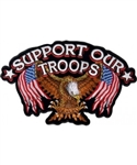 VIEW Support Our Troops Back Patch