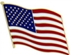 VIEW Wavy US Flag Lapel Pin