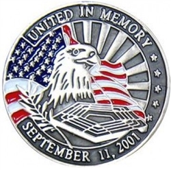 â–ªï¸United In Memory - September 11, 2001 - Lapel Pin (1")