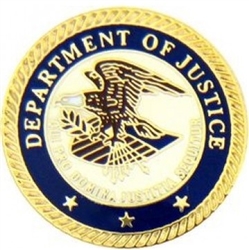 VIEW Department of Justice Lapel Pin